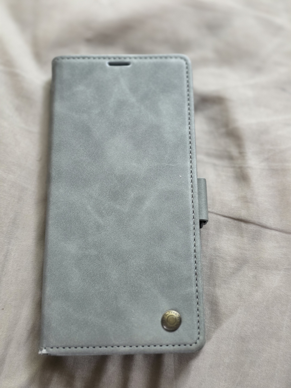 Samsung S24 Ultra Gray Flip Wallet Phone Case - Unbranded